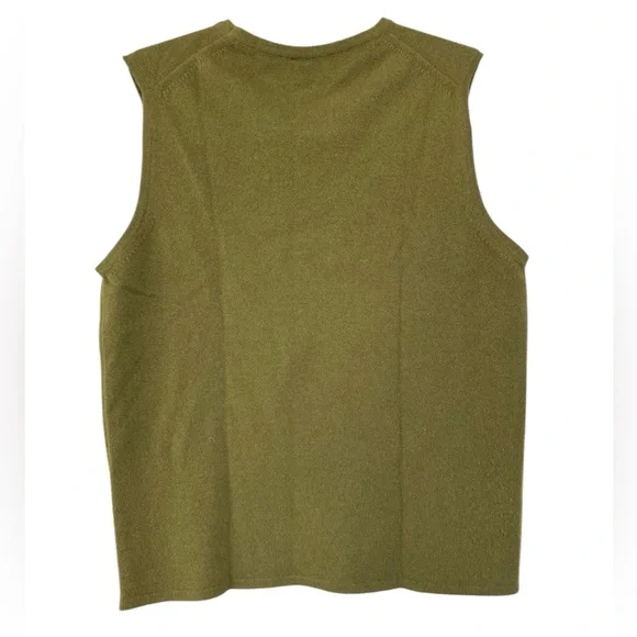 Hermes Paris Vintage Cashmere Ensemble Cardigan & Tank 2 Pieces